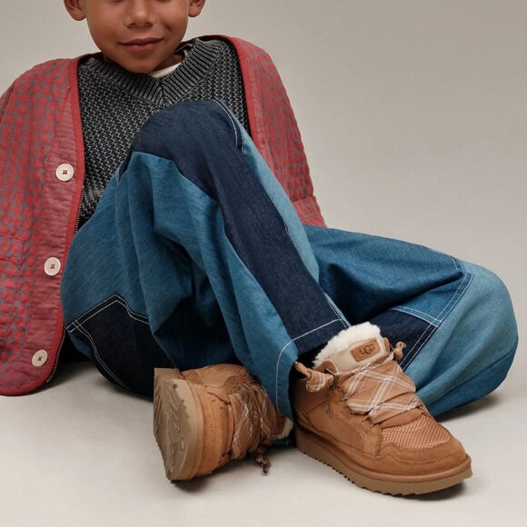 🇨🇦 UGG Kids Lowmel Sneaker - Picture 1 of 5